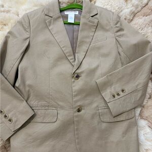 Janie and Jack Classic Beige Kids Blazer